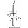 Смеситель для ванны GAPPO JACOB G3207-8